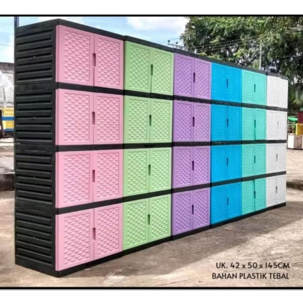 Lemari new diamond 2,3,4,5 susun / lemari plastik 4 susun/Lemari plastik 2 susun/Lemari plastik 5 su