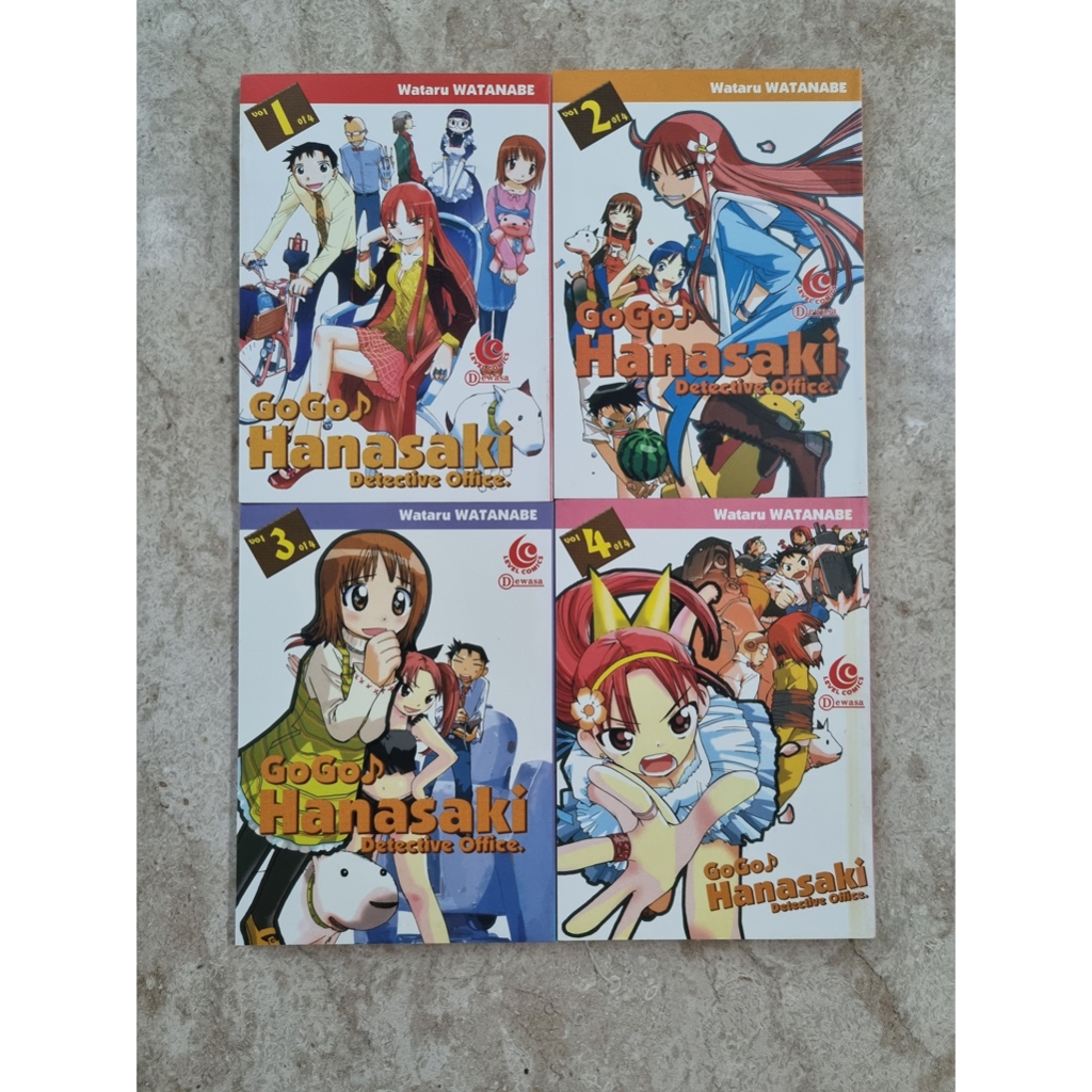 Komik Level GoGo Hanasaki Detective Office no 1-4 Kolpri Lengkap Set Tamat End