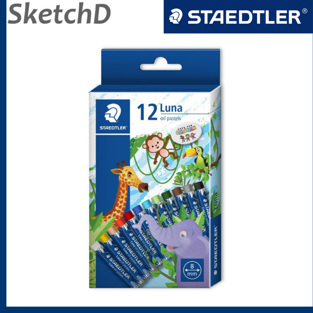 

Krayon Oil Pastel 12 warna Staedtler Crayon 12 coloring set for kids