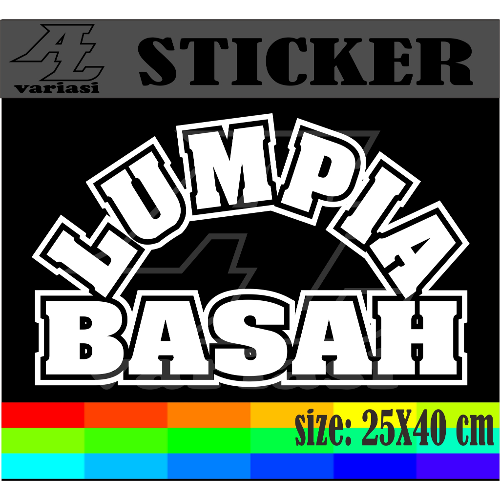 

CUTTING STIKER NAMA JUALAN LUMPAI BASAH DENGAN MODEL BOLONG BAGUS UKURAN 25X40 CM