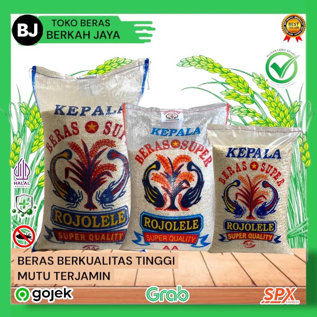 

Beras Rojolele Super Quality 3KG/5KG/10KG/20KG