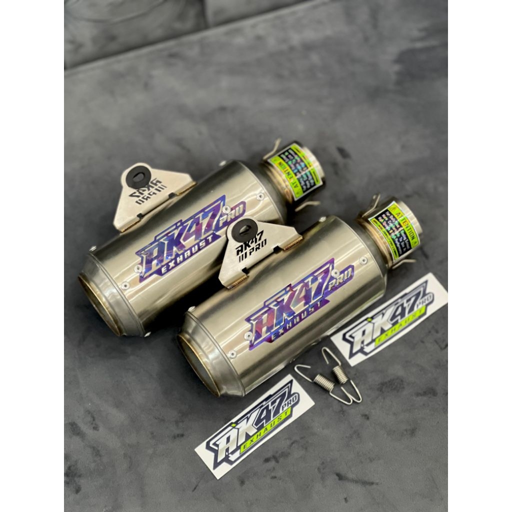 Silincer Knalpot AK47PRO OROGINAL GRADE A Type GP1 PRO 15Cm / FREE LASER NAMA