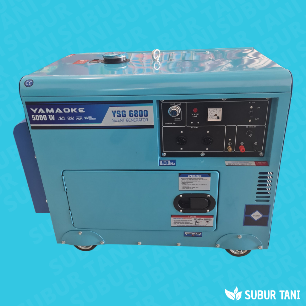 GENSET DIESEL SILENT YAMAOKE YSG 6800/DIESEL GENERATOR SILENT/GENSET DIESEL SILENT SUBUR TANI