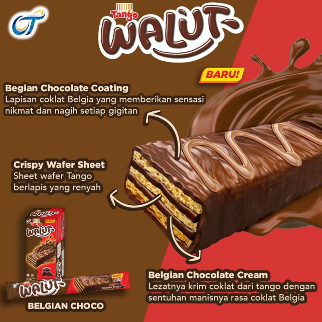 

Tango walut box chocolate isi 12pcs, per box