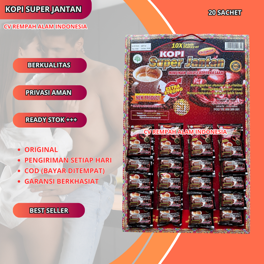 

Kopi Super Jantan Original 20 Sachet