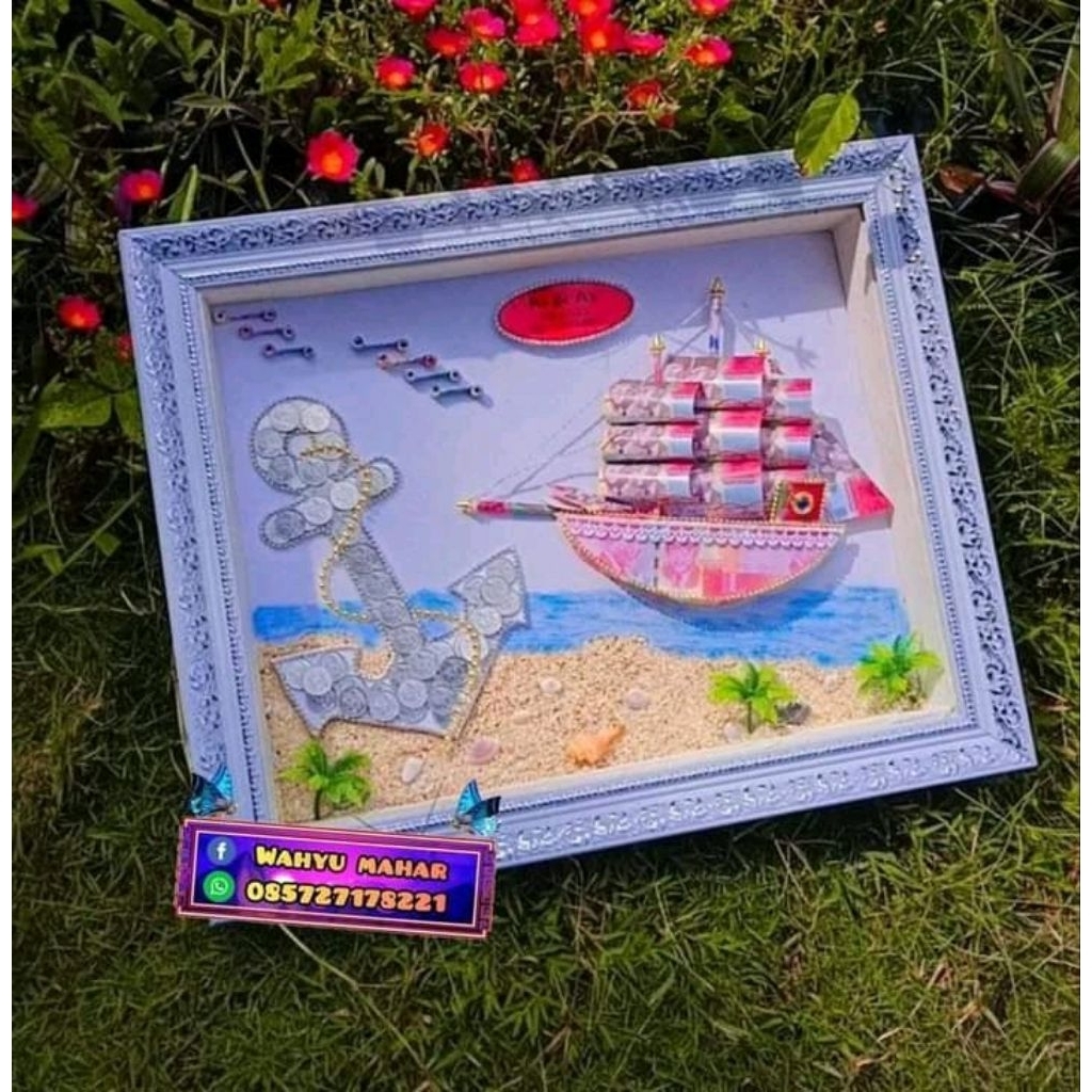 Mahar nikah bentuk perahu..