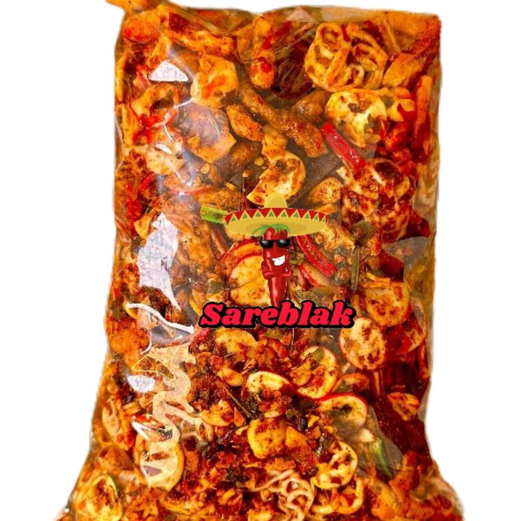 

Kerupuk Seblak Campur Pedas Daun Jeruk Ekstra Bumbu Melimpah/Seblak Sagala Aya Seblak Cikruh Isi 100g