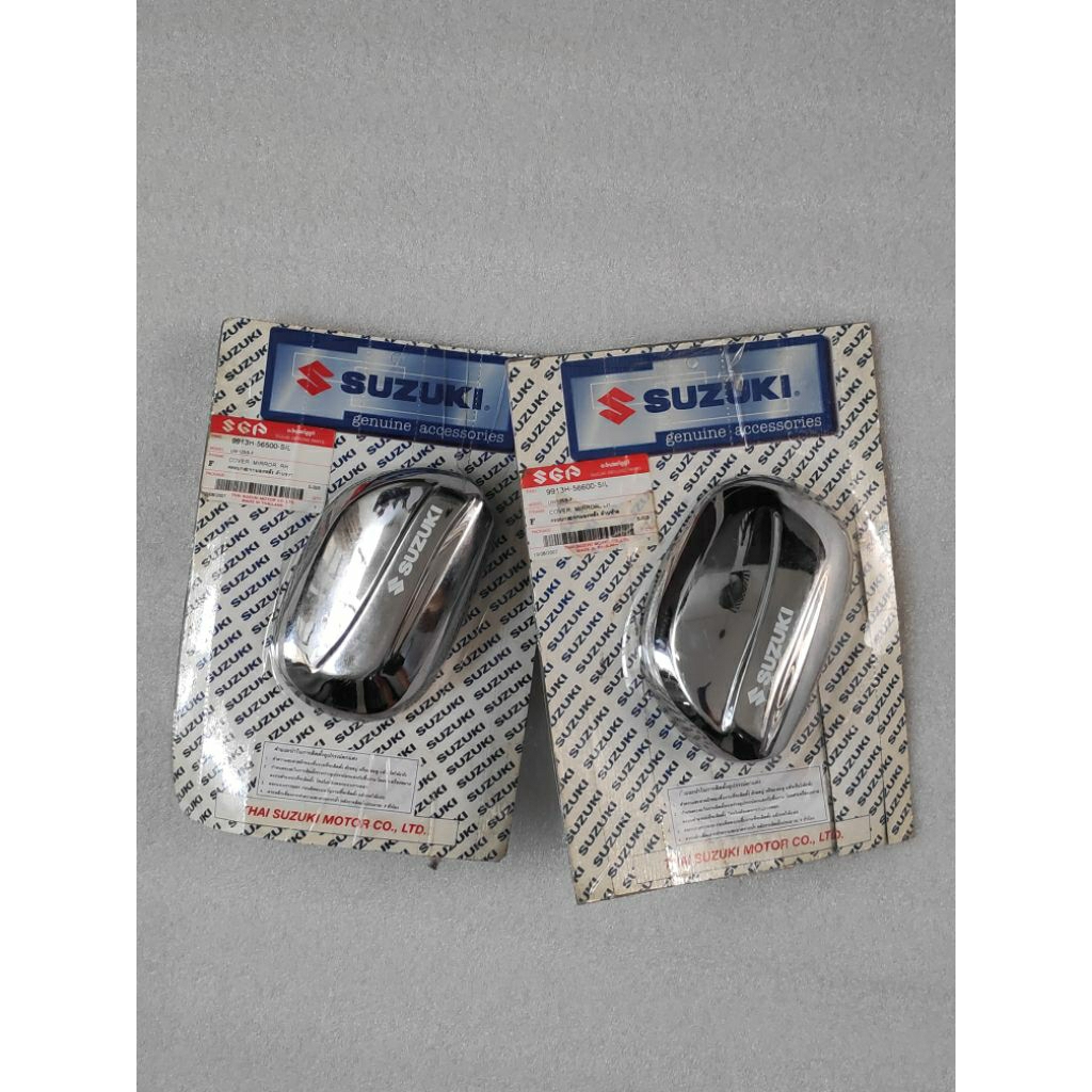 Suzuki Skywave Hayate Spin Cover Spion Motif Chrome Ori SGA Thailand