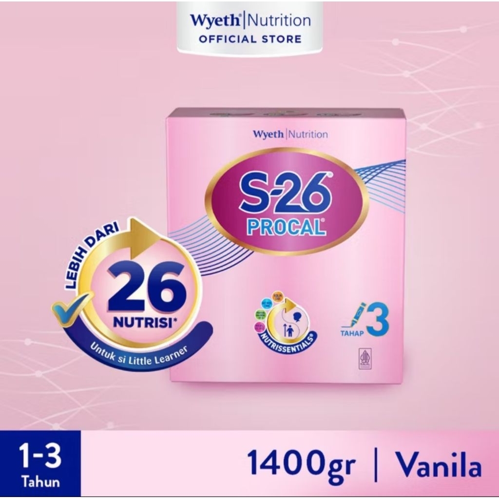 

S26 Procal / Promuse Tahap 3 Dan 4 Vanila Box 1400g / Bundling 7×200gr Box