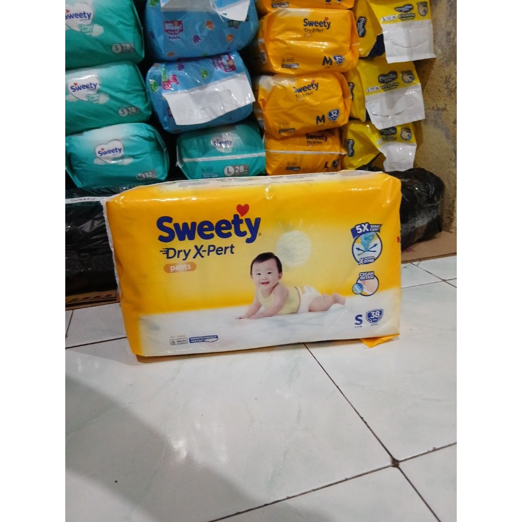 sweety bronze S38 diapers sweety bronze ukuran S isi 38pcs
