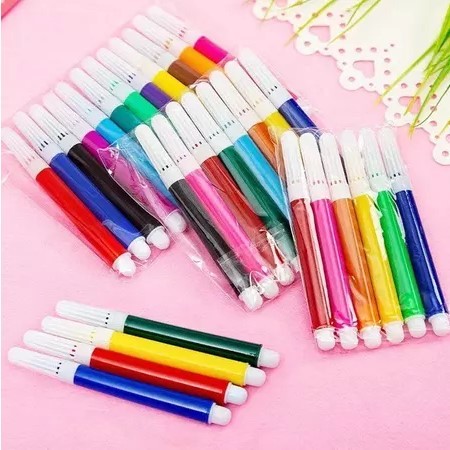 

Spidol Mini Travelling Warna 6 Pcs Mini / DIY Mewarnai Cat Acrylic Kuas Pallete Alat Warnai