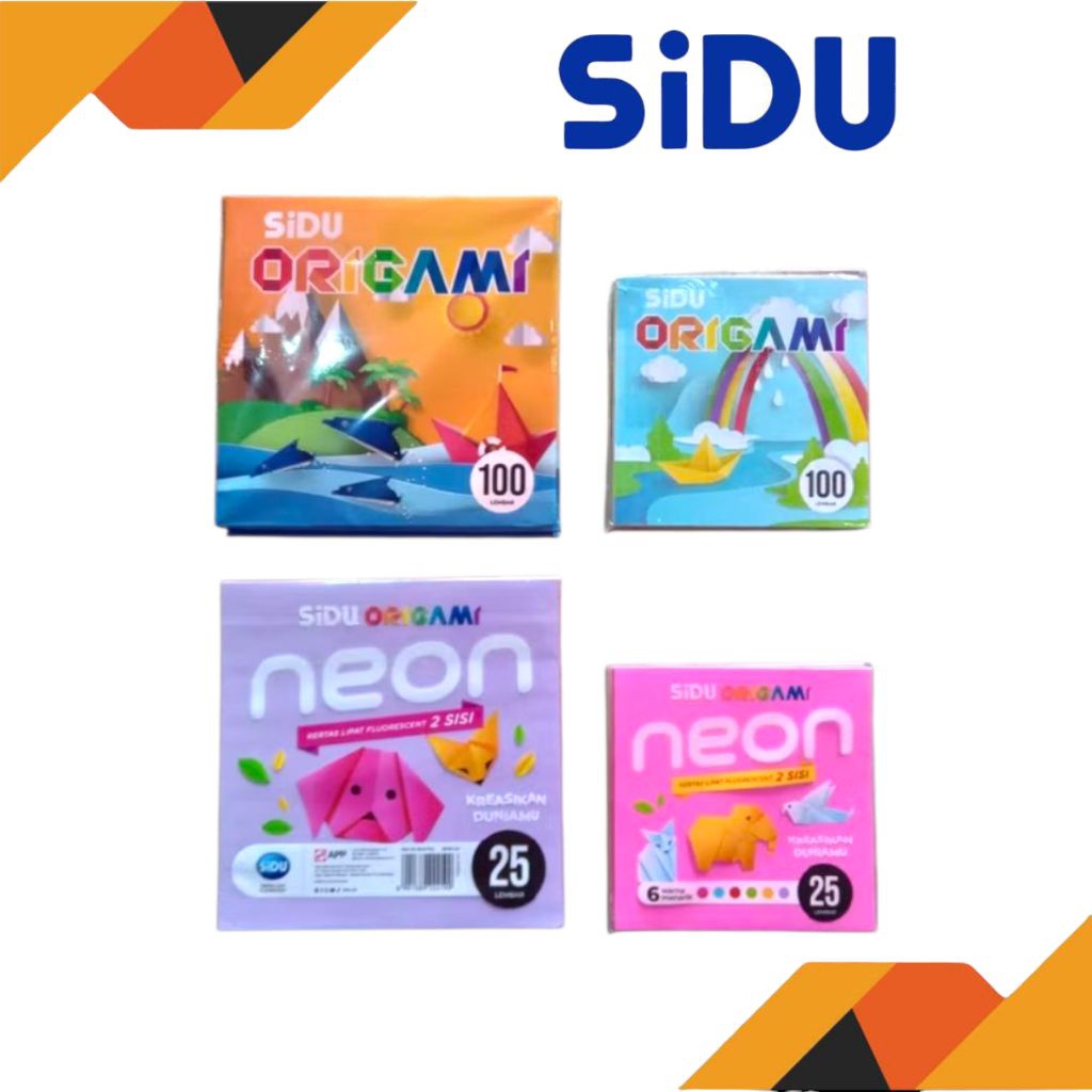 

Kertas origami sidu origami neon
