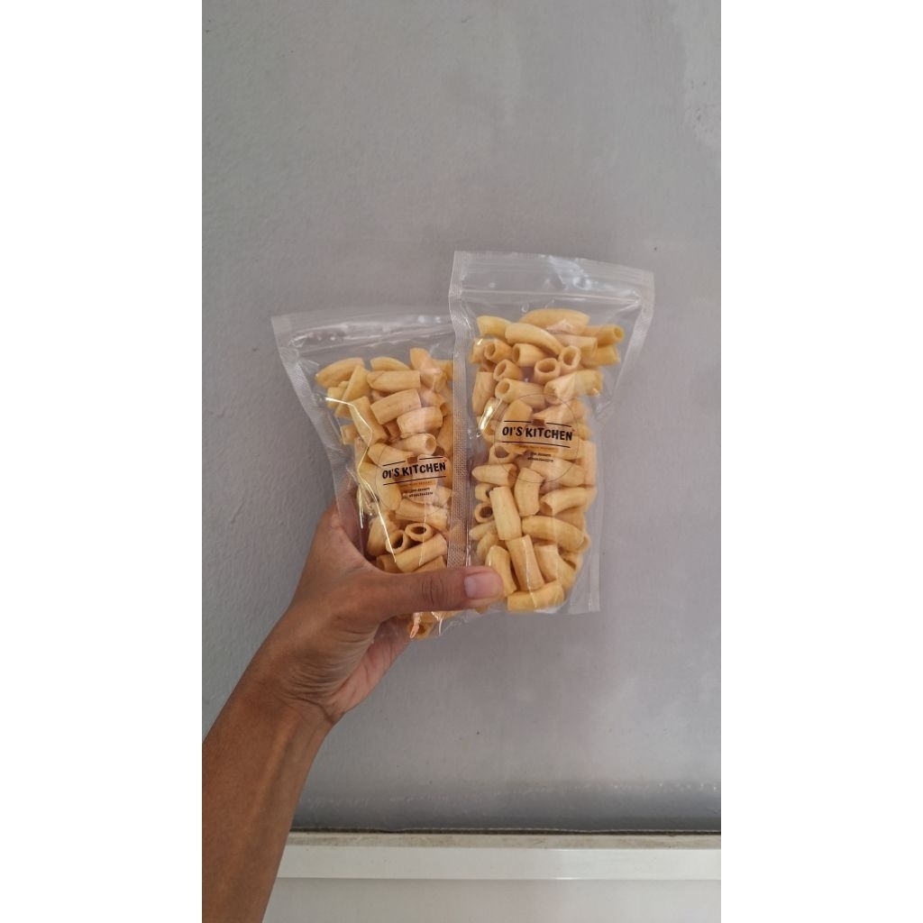 

makaroni keju kemasan icip