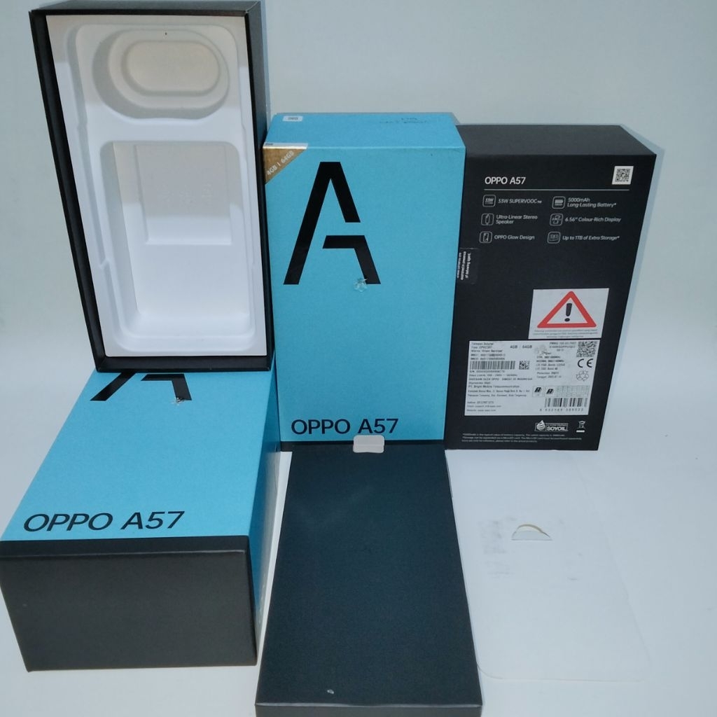 BOX DUS HP OPPO A57  BOOK ORIGINAL ASLI