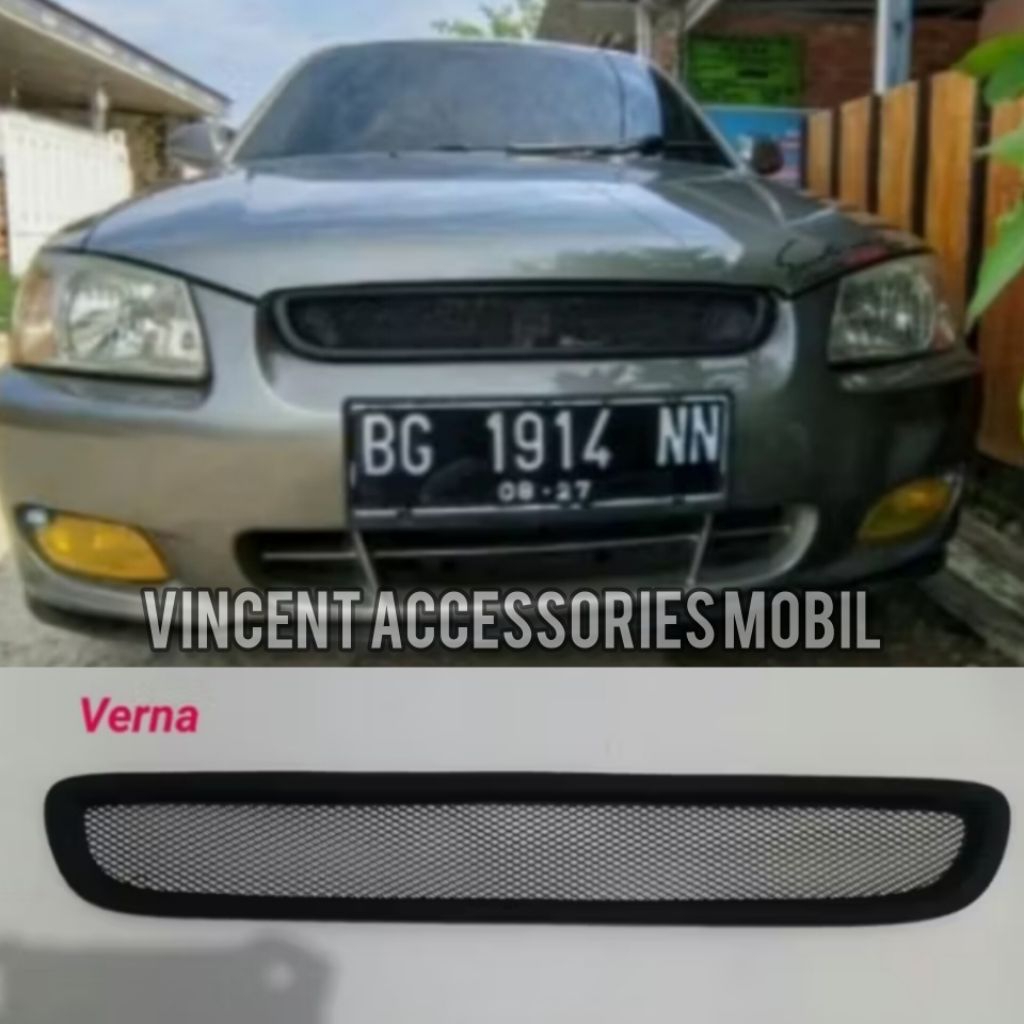 Grill Hyundai Accent Verna 2001 - 2003 model jaring Gril