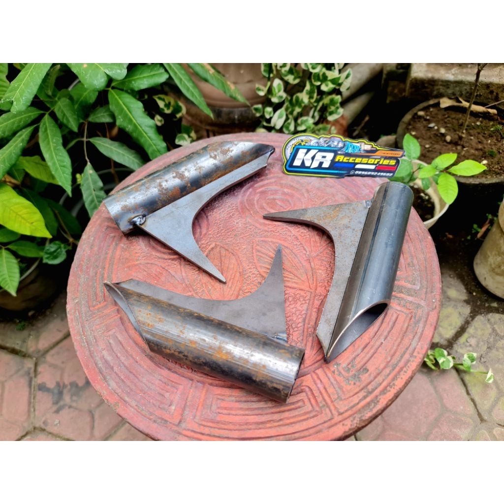 Manisan Rangka Depan CB GL100 Balungan Besar Balungan Kecil