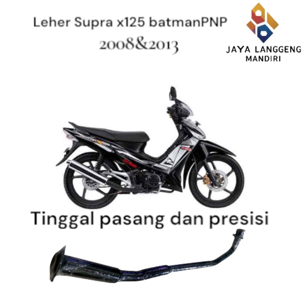 LEHER KNALPOT STANDAR ORIGINAL SUPRA X 125 Leher knalpot supra x 125 Leher knalpot supra x 125PNP..