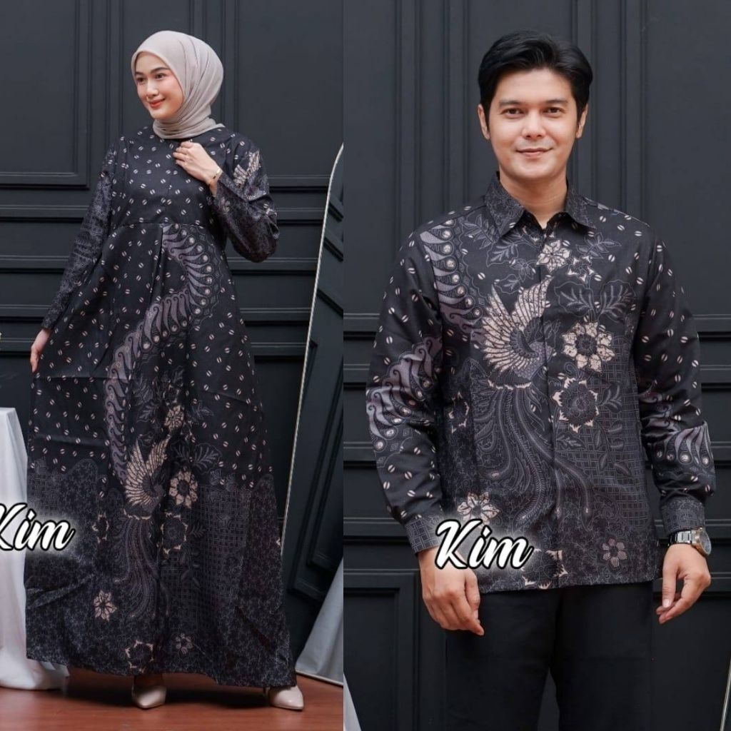 Gamis Batik Couple SEPASANG SUAMI ISTRI