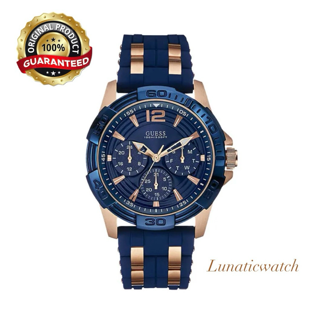 Jam Pria GUESS Original GW0366G2 Strap Rubber