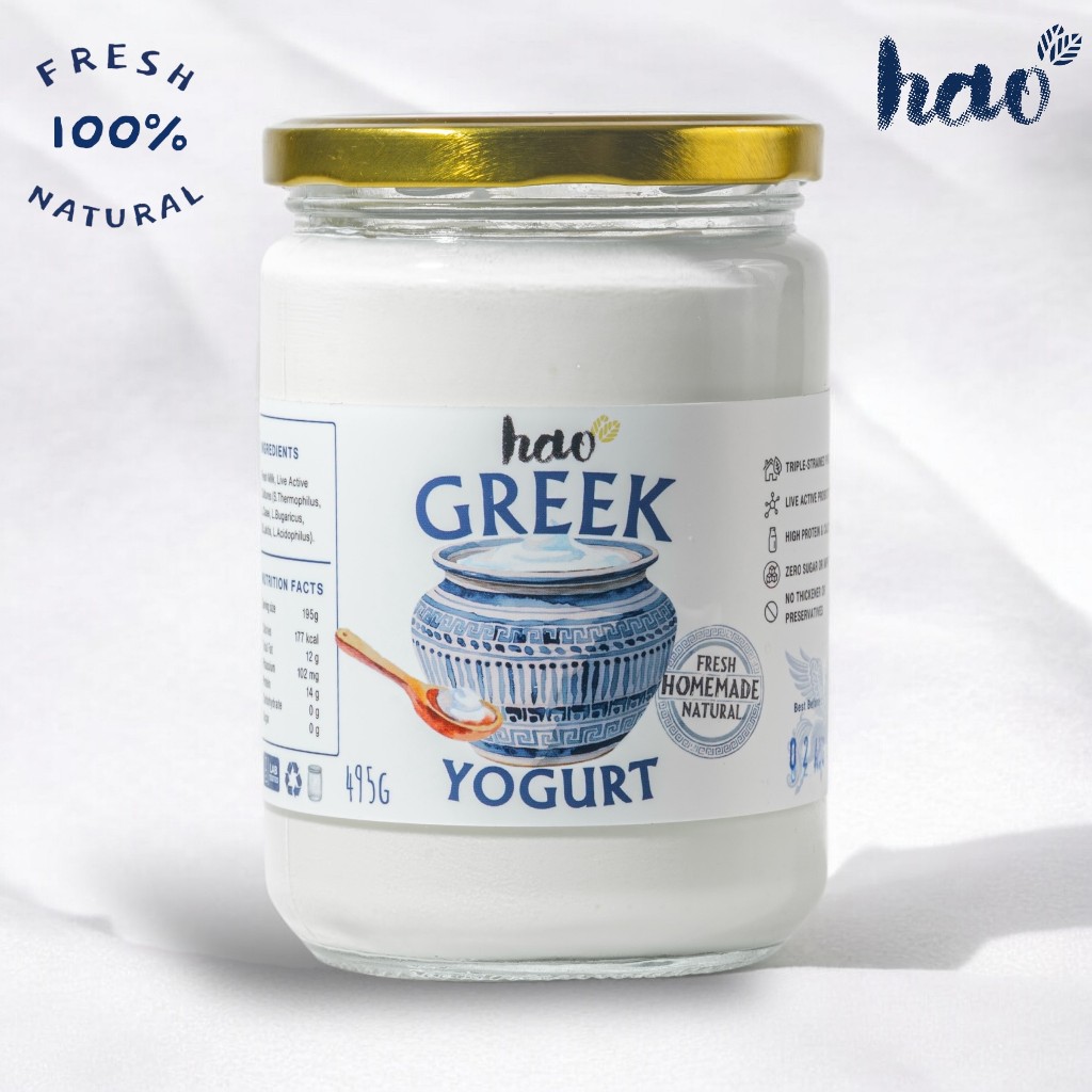 

Hao Greek Yogurt PLAIN (Live Active Probiotics Yoghurt)