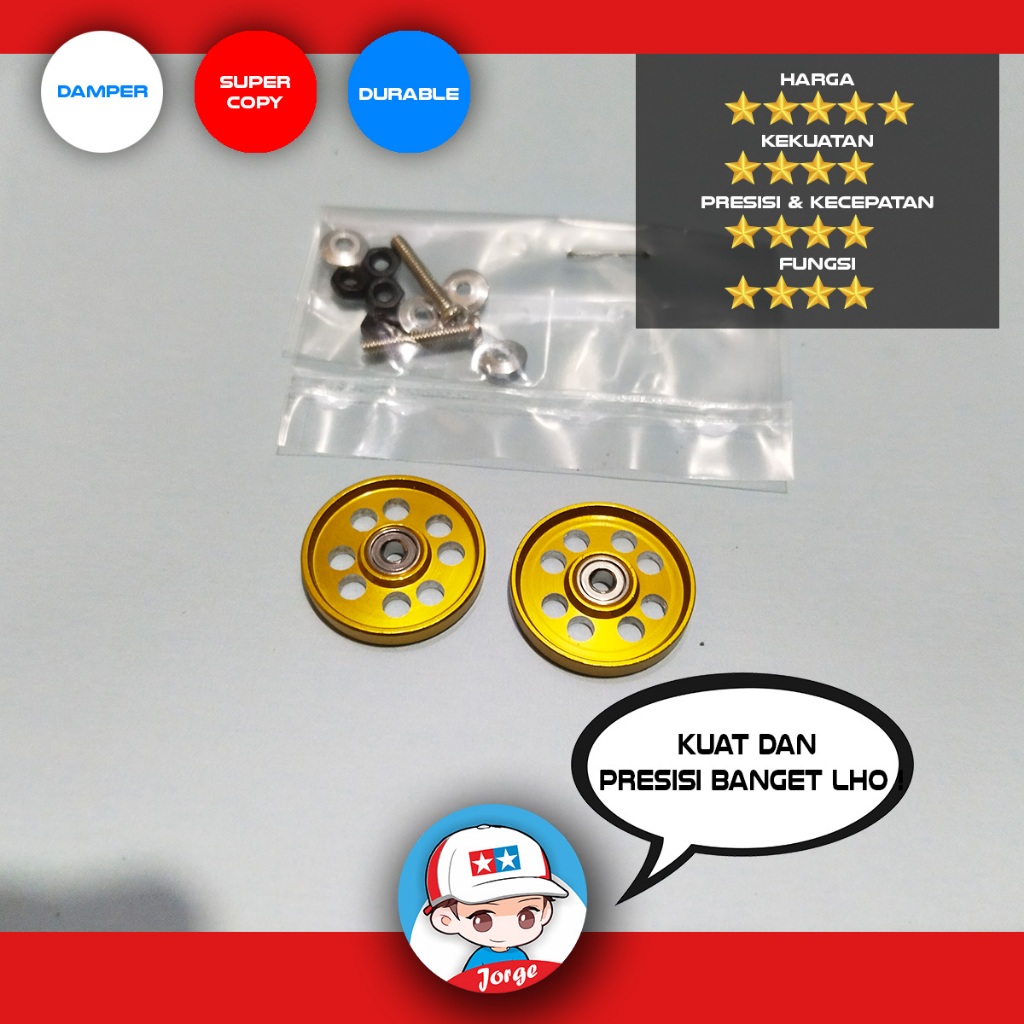 Tamiya Roller 17mm Rep 95563 - HG lightweight - Gold