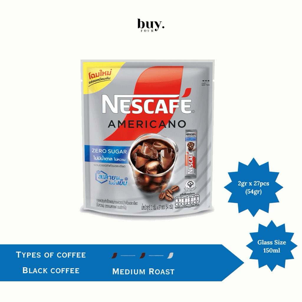 

Americao Zero Sugar isi 27pcs Nescafe