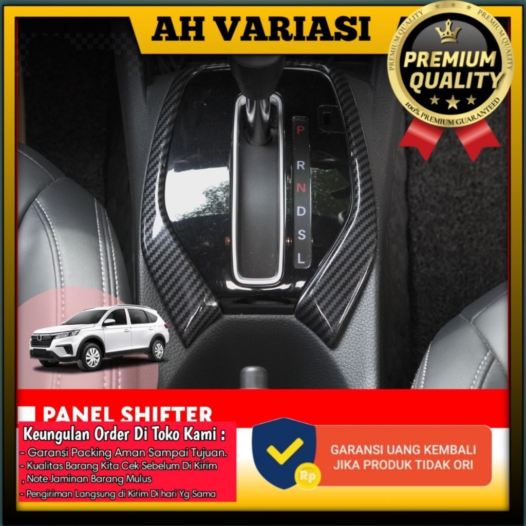 All New BRV 2022-2025 - Panel Interior BRV Panel Shifter Perseneling Carbon , Black Piano Otoproject
