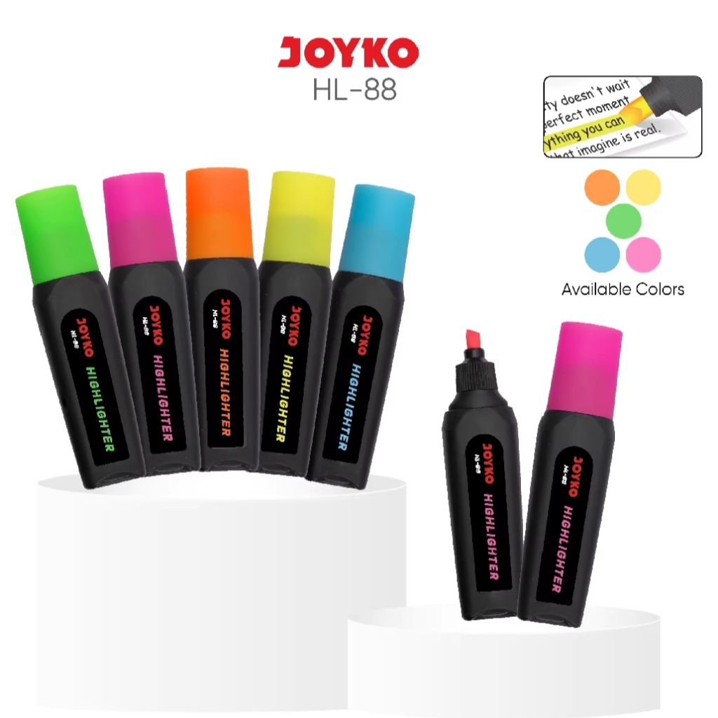 

1 Pcs Stabilo Joyko HL 88 ( 4 PILIHAN WARNA )