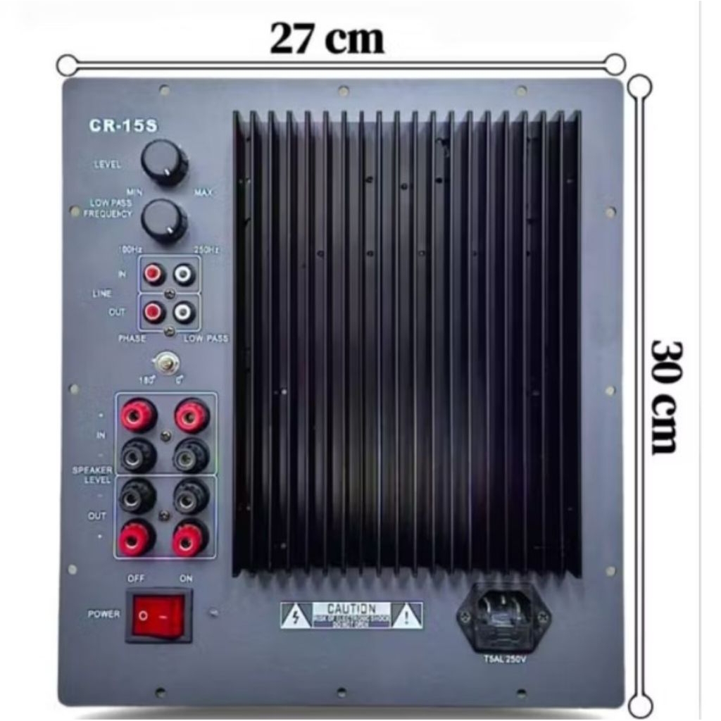 Power kit Subwoofer aktif Class AB 2000 Watt CR15S