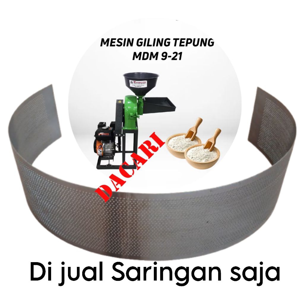 Saringan MDM 9-21 Mesin Giling Dedak bekatul