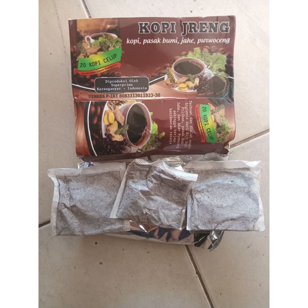 

kopi jreng joss kemasan curah isi 5 sachet