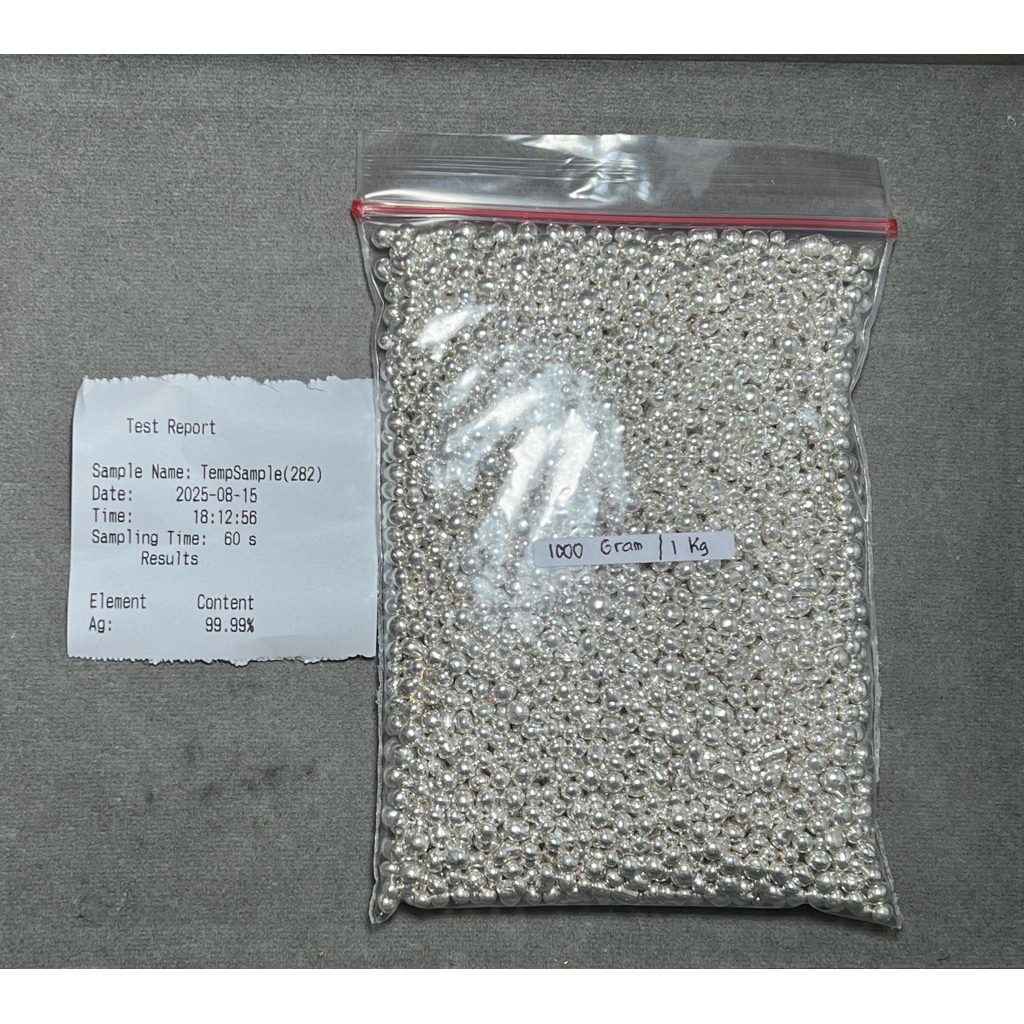 Perak murni 99.99 asli silver 1000 gram  ready stock