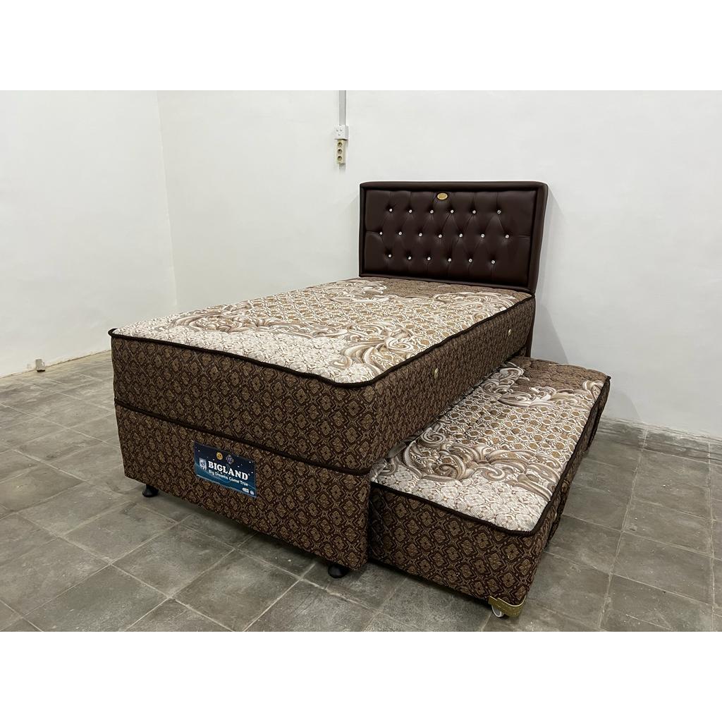 Bedsorong Bigland 2in1 Praktis / Bedsorong Modern / Bedsorong Murah - Fullset 100x200