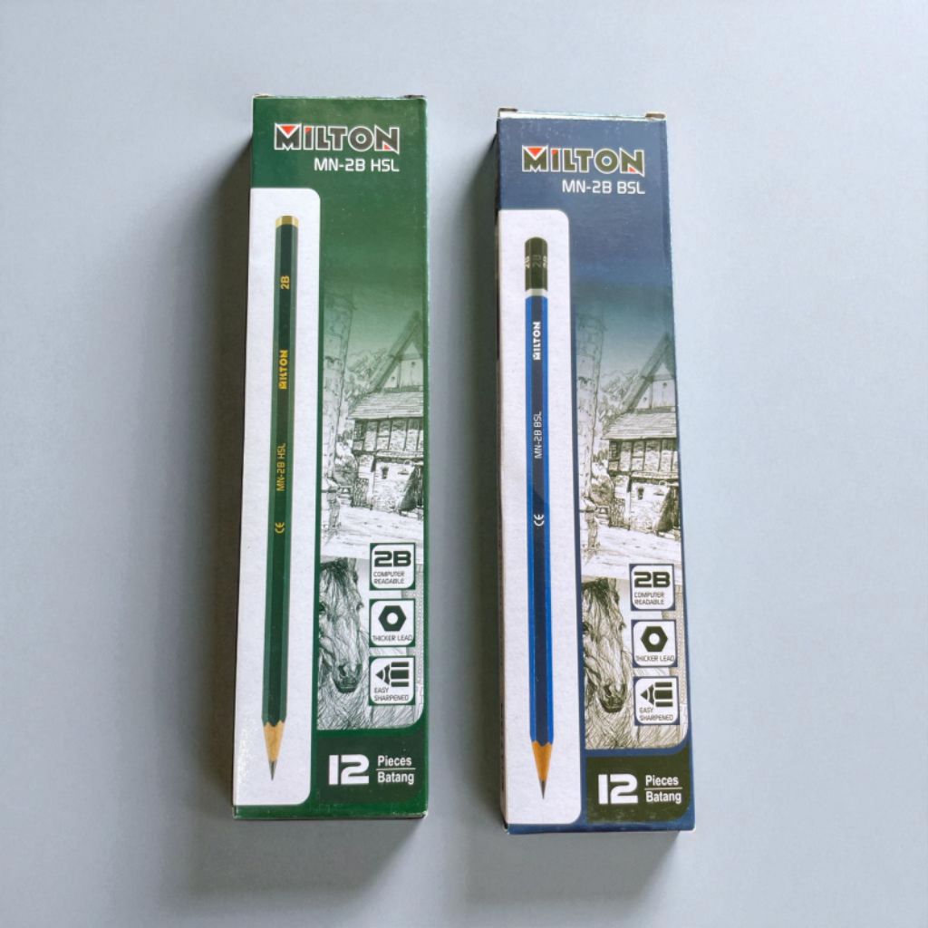 

(12pcs) Pensil 2B Milton