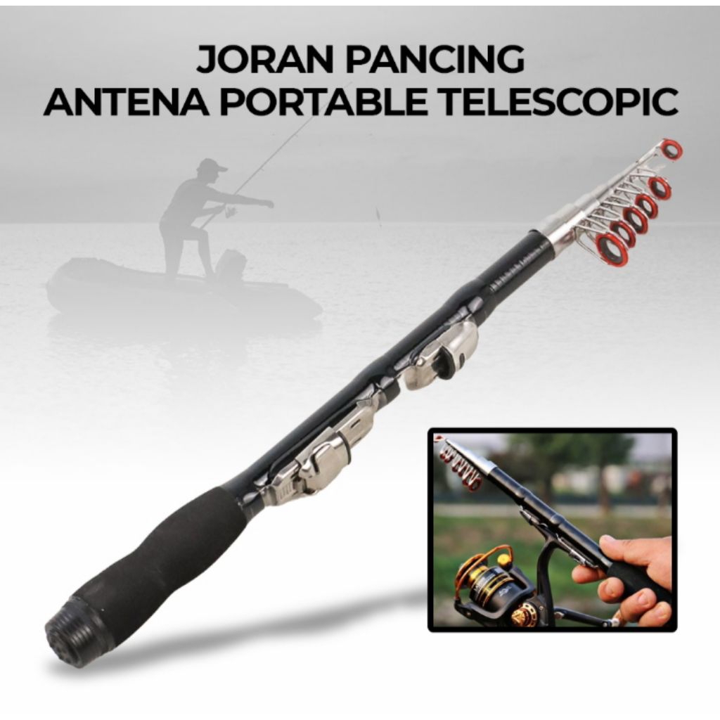 JINBO joran tongkat pancing telescopic fishing rod 1.5m - s6