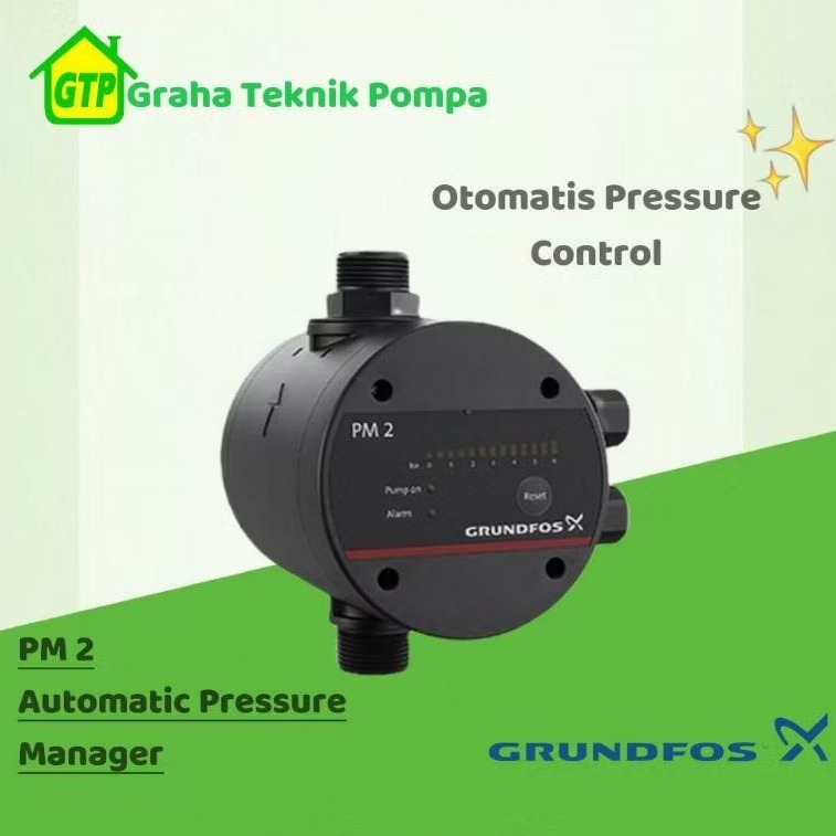 Otomatis Grundfos PM 2 Otomatis Pompa Air
