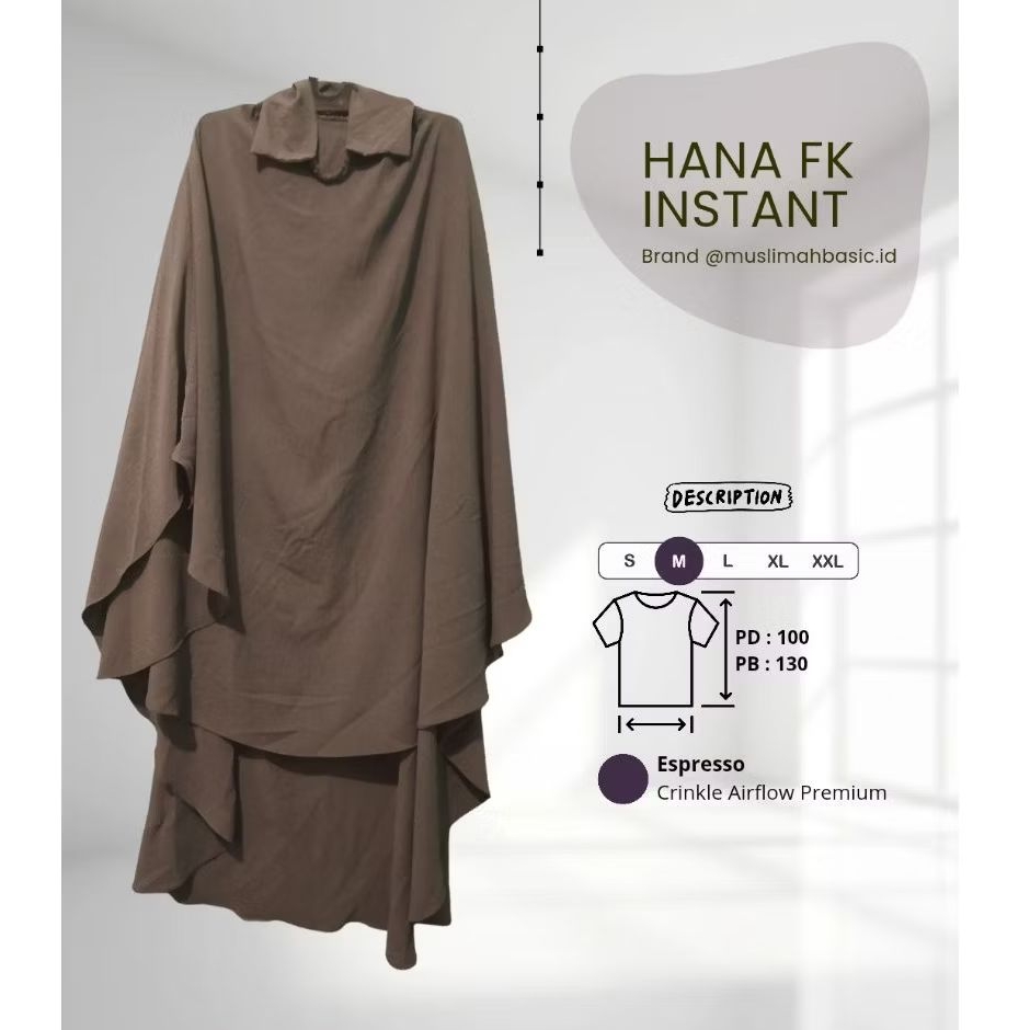 Pre-Loved HANA FK INSTANT by Muslimah Basic