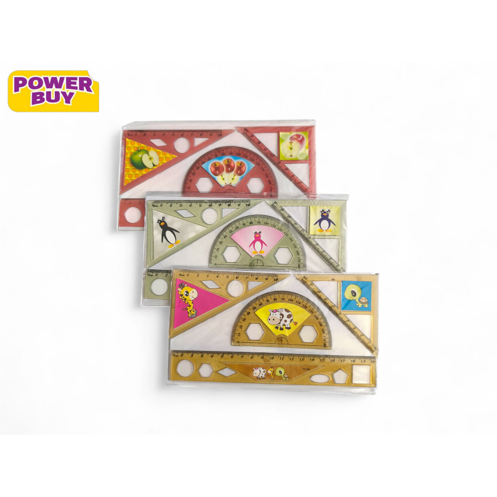 

(1set) Penggaris Set Isi 4 VC-288 / Penggaris Set Lengkap