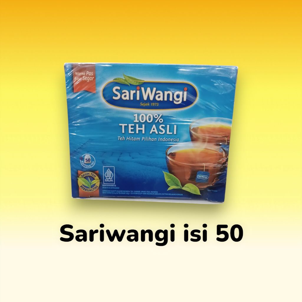 

TEH CELUP SARIWANGI ISI 50