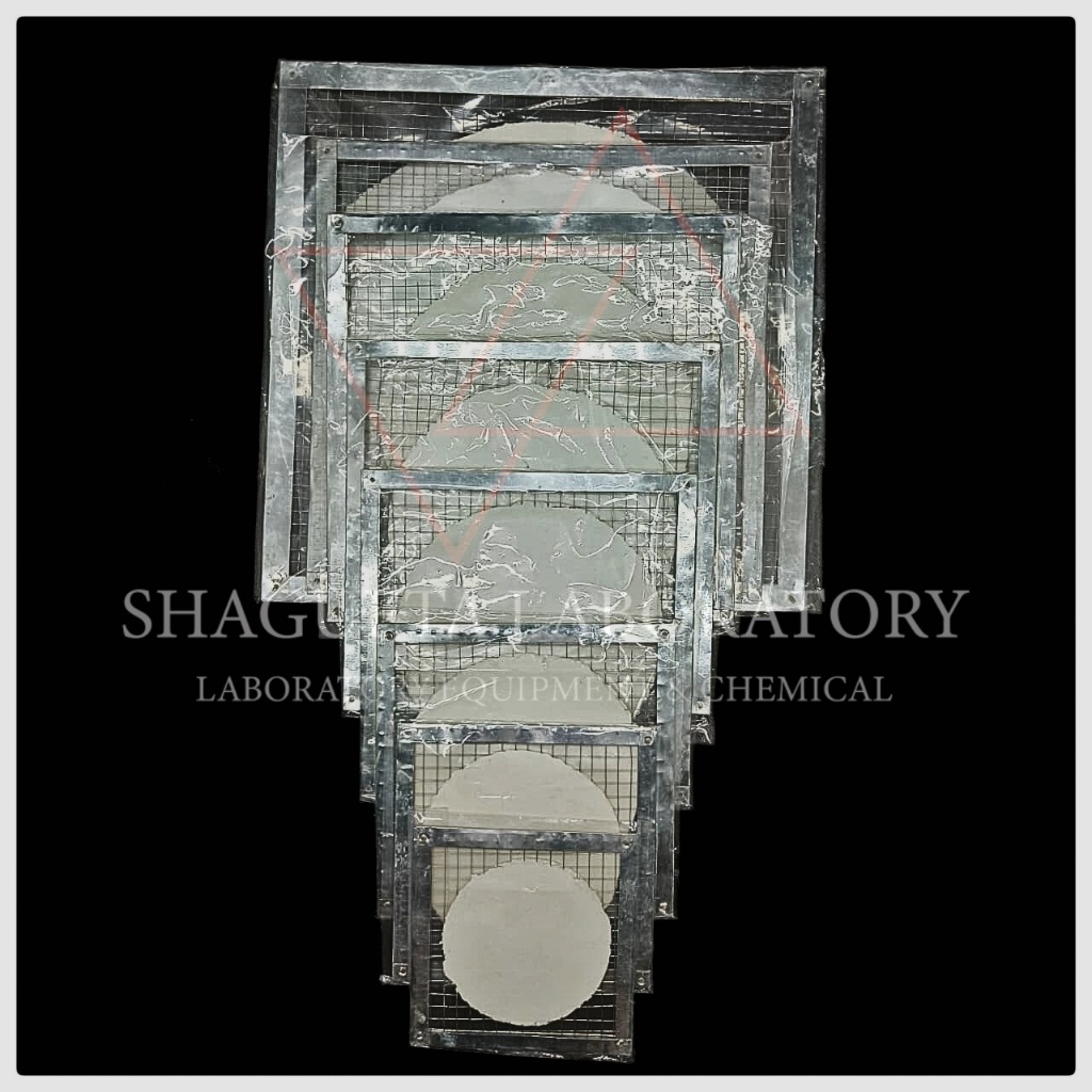 Kawat Kasa dengan Keramik / Kasa Asbes / Kasa Bunsen / Kasa Pembakaran / Kasa Bunsen, Kawat Kasa Ker