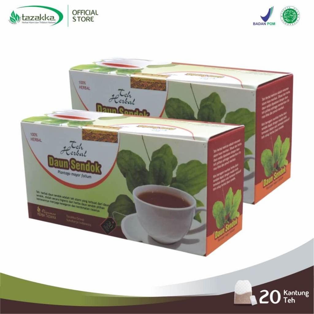 

Teh Celup Daun Sendok Tazakka 20 Kantong Tea Bag Minuman Kesehatan Herbal