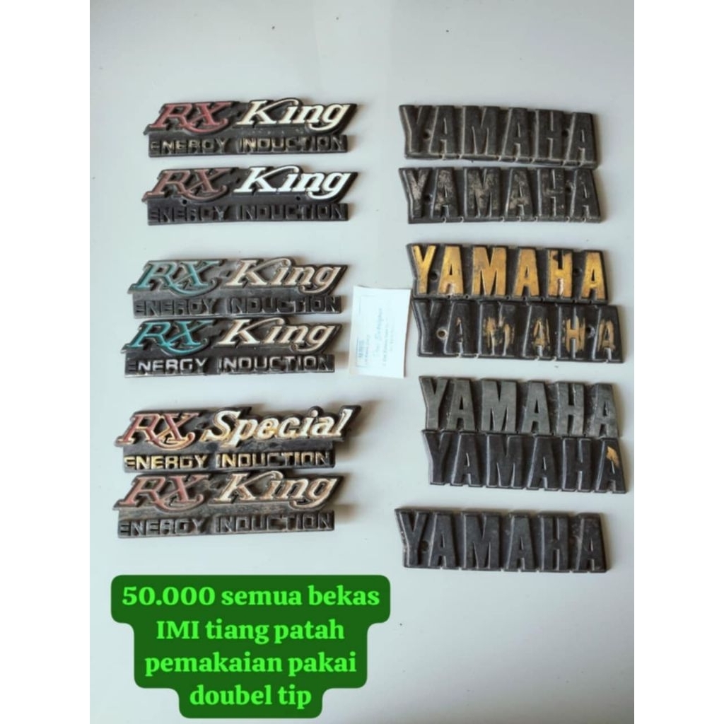 EMBLEM YAMAHA RX KING EMBLEM TANGKI RX KING EMBLEM BOX AKI RX KING