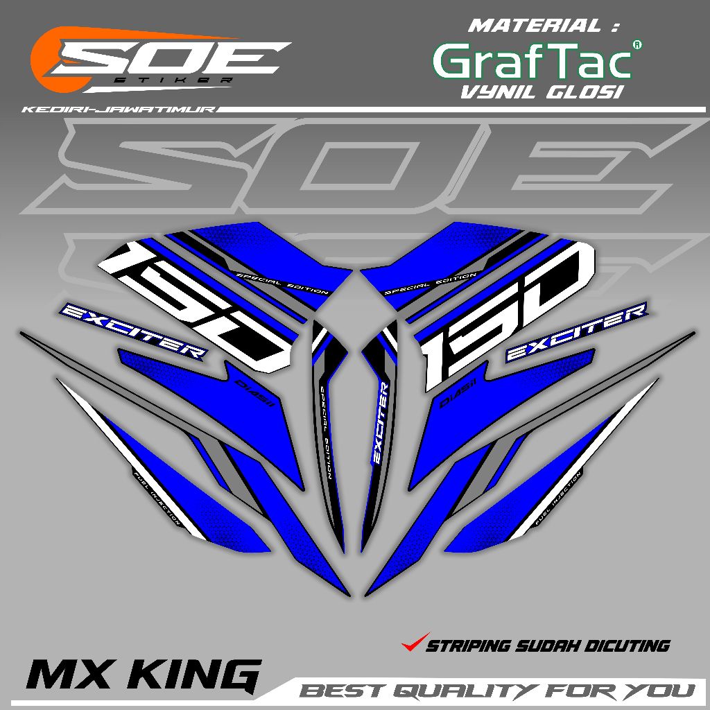 STRIPING MX KING motif exciter 150/ stripe exciter 150/ stripe y15zr