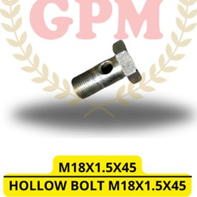 HOLLOW BOLT M18X1.5X45 / M18X1.5X45 Suku Cadang Sparepart Combine Harvester
