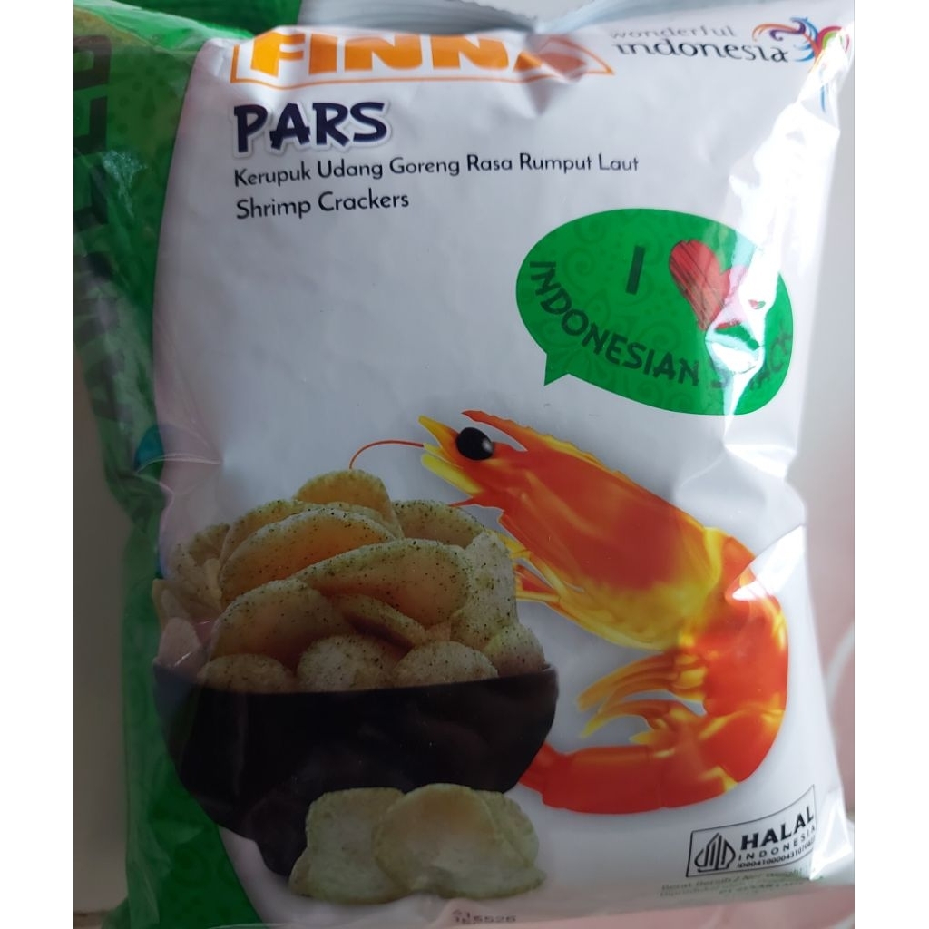 

Finna pars kerupuk udang seawead 40gr