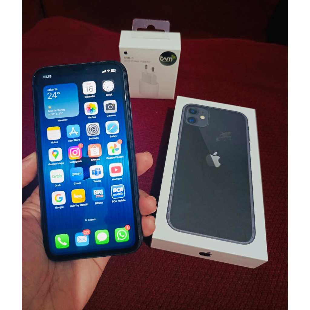 IPHONE 11 128GB ex IBOX resmi like New
