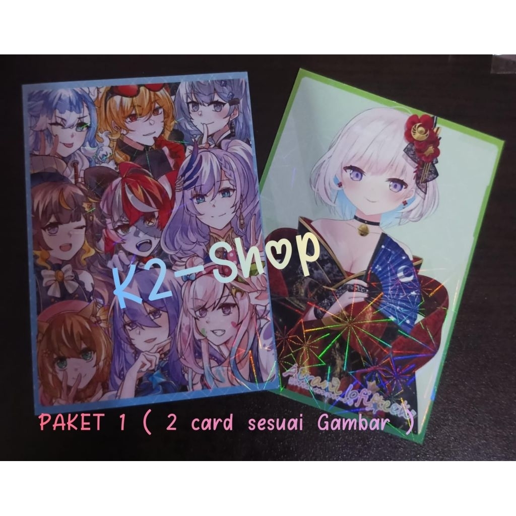 Kartu Hololive 100% Original