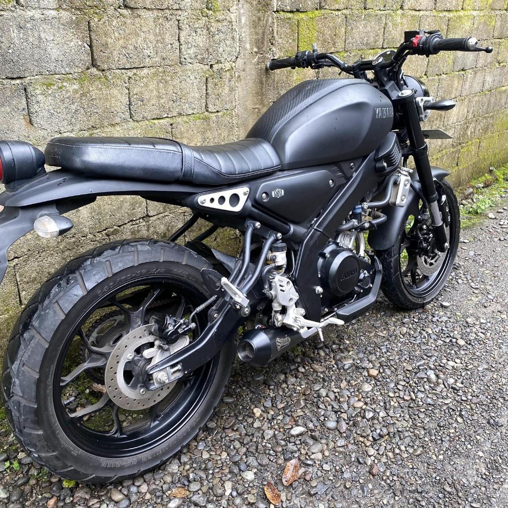 Knalpot Racing Motor Yamaha xsr 155 Underbelly Smokemuffler