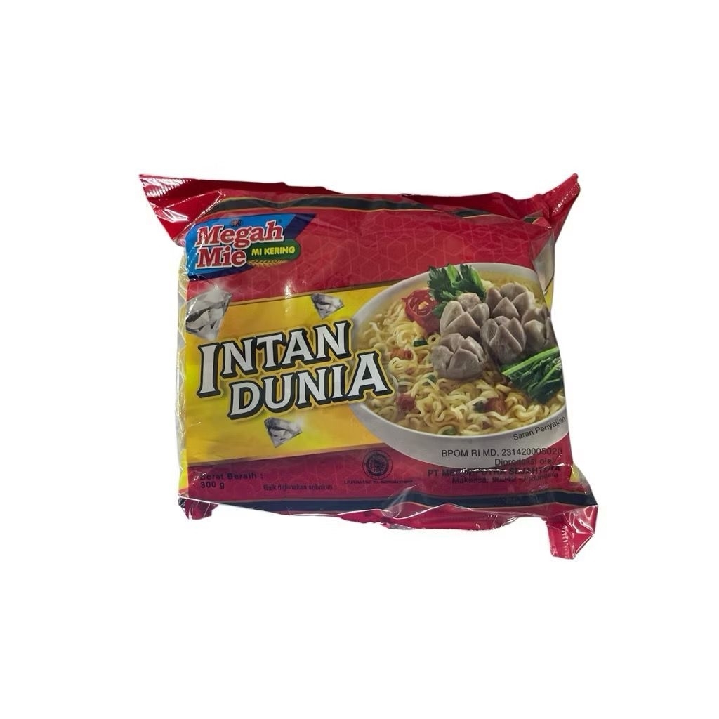 

MEGAH MIE INTAN DUNIA 300 GR | MIE KERING