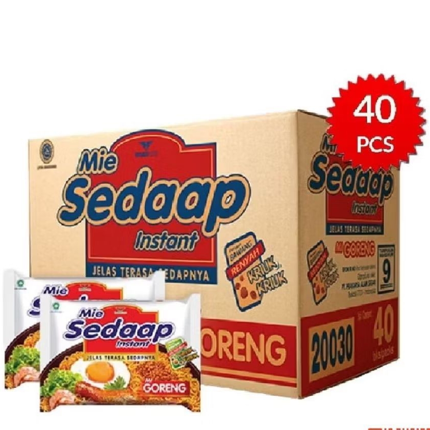 

MIE SEDAAP GORENG dan SOTO 1 DUS isi 40 pcs